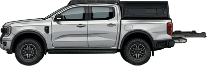 Plateau Coulissant Ford Ranger T9 Double Cabine Predator Offroad sur Xperts4x4 Accessoires 4x4 Off-Road