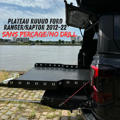 Plateau Coulissant RUUUD Ford Ranger/Raptor 2012 à 2022 (Sans Perçage) sur Xperts4x4 Accessoires 4x4 Off-Road