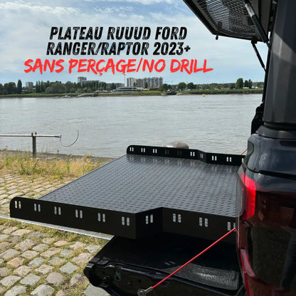 Plateau Coulissant RUUUD Ford Ranger/Raptor 2023+ NEXT GEN (Sans Perçage) sur Xperts4x4 Accessoires 4x4 Off-Road
