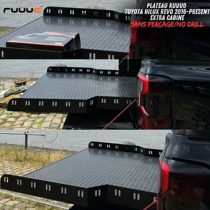 Plateau Coulissant RUUUD Toyota Hilux Revo 2016+ Extra Cab | Installation Sans Perçage sur Xperts4x4 Accessoires 4x4 Off-Road