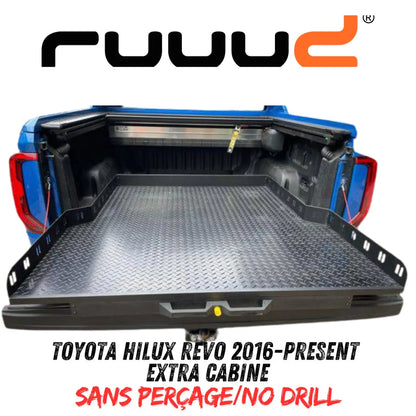 Plateau Coulissant RUUUD Toyota Hilux Revo 2016+ Extra Cab | Installation Sans Perçage sur Xperts4x4 Accessoires 4x4 Off-Road