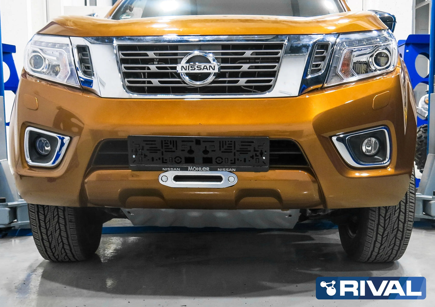 Platine de Treuil - Nissan Navara NP300/D23 2014 à 2021 | RIVAL4x4 sur Xperts4x4 Accessoires 4x4 Off-Road