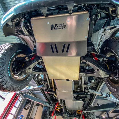 Blindage Avant 8mm Aluminium Toyota Land Cruiser 100/105 - N4 Offroad sur Xperts4x4 Accessoires 4x4 Off-Road