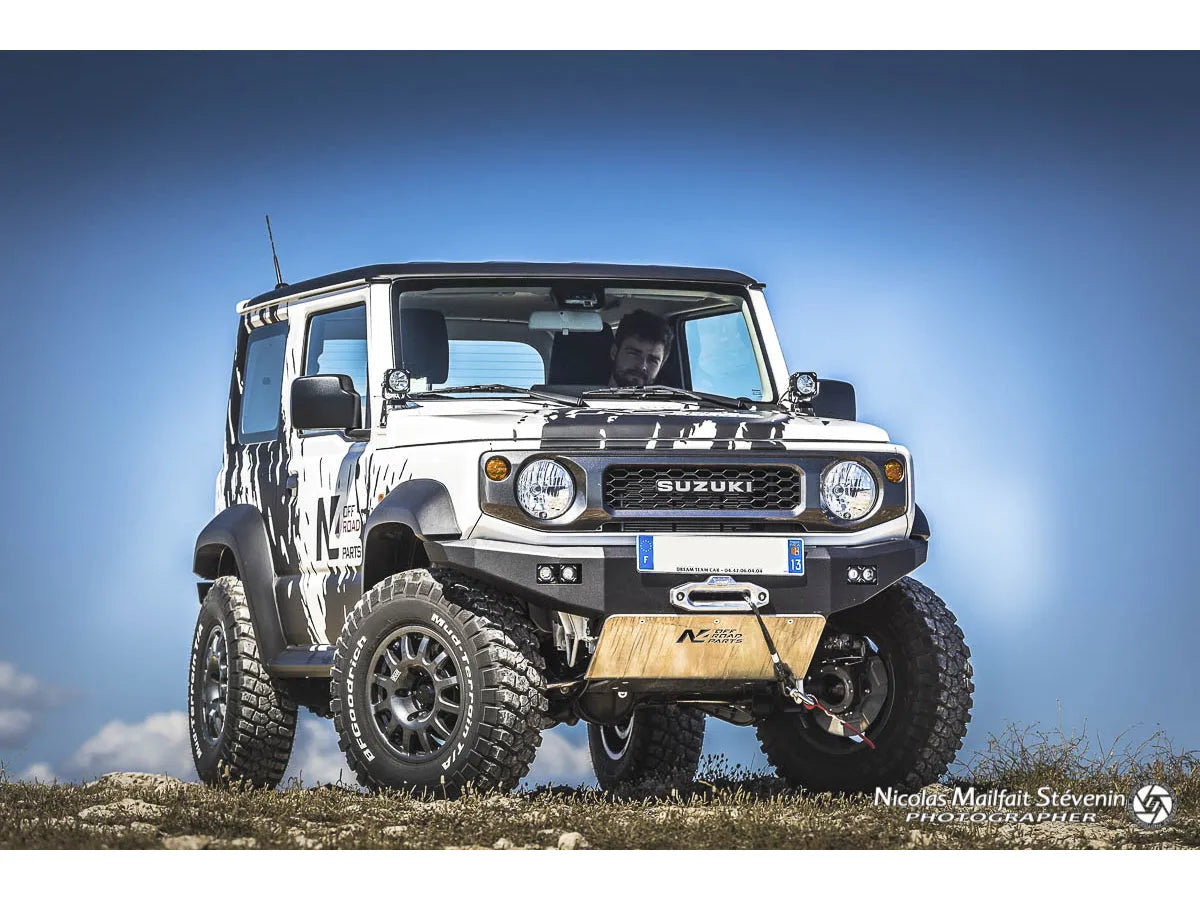 Blindage Avant Aluminium 8mm - N4 Offroad - Suzuki Jimny 2018+ sur Xperts4x4 Accessoires 4x4 Off-Road