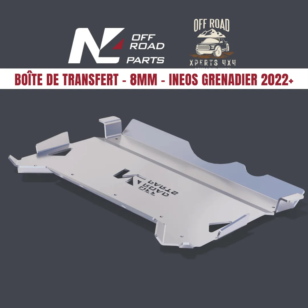 Blindage Boîte de Transfert Ineos Grenadier 2023+ | Aluminium 8mm - N4-Offroad sur Xperts4x4 Accessoires 4x4 Off-Road