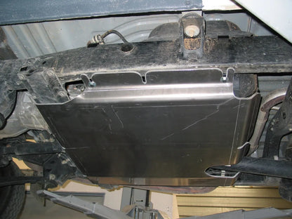 Blindage Boite Transfert et Réservoir - Alu 8mm - Toyota Land Cruiser 76/78/79 sur Xperts4x4 Accessoires 4x4 Off-Road