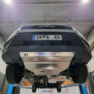 Protection Duralumin 6mm Frontale  MAN TGE 4x4 et Volkswagen Crafter sur Xperts4x4 Accessoires 4x4 Off-Road
