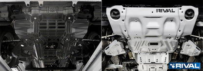 Protection Moteur/Radiateur - Toyota Hilux REVO 2016-Présent - Rival4x4 - Aluminium 6mm sur Xperts4x4 Accessoires 4x4 Off-Road