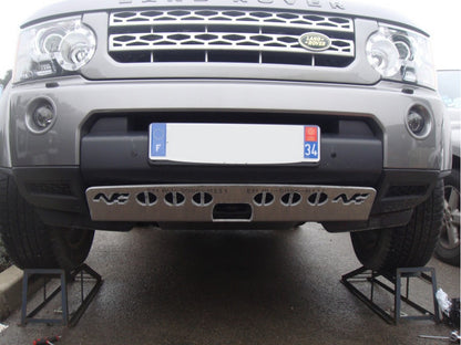 Ski de protection avant en aluminium de 8mm pour Land Rover Discovery IV N4-Offroad sur Xperts4x4 Accessoires 4x4 Off-Road