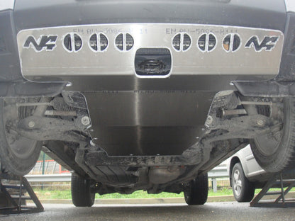 Ski de protection avant en aluminium de 8mm pour Land Rover Discovery IV N4-Offroad sur Xperts4x4 Accessoires 4x4 Off-Road