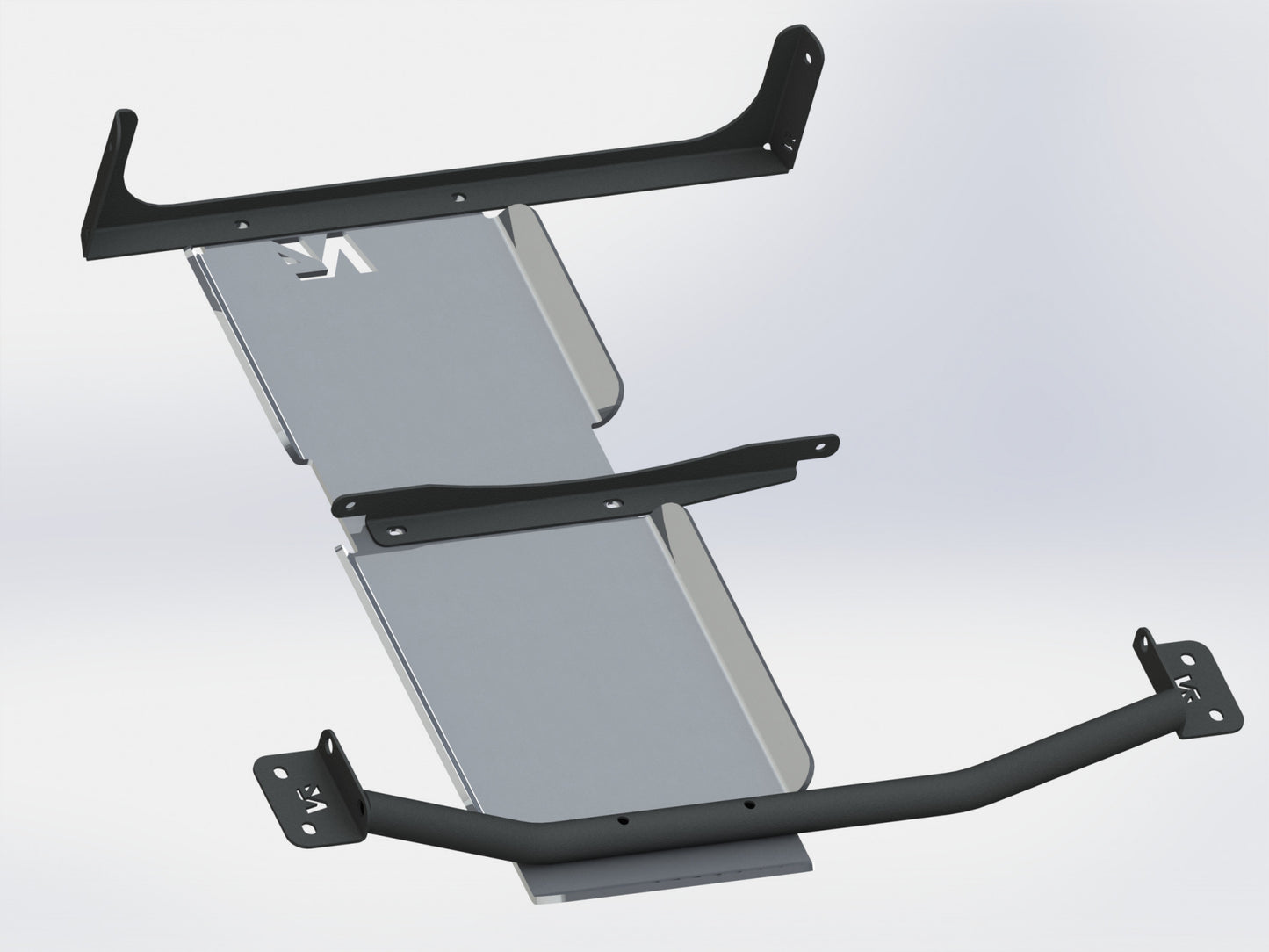 Protection inférieure en aluminium de 8mm pour boîte de vitesses et transfert, compatible Toyota VZJ90 N4 OFFROAD.