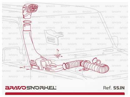 Snorkel Bravo 4x4 - Suzuki Jimny 2018+ sur Xperts4x4 Accessoires 4x4 Off-Road