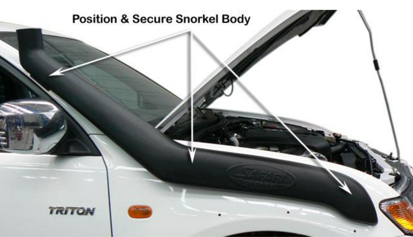 Snorkel SAFARI 4x4 - Mitsubishi Triton/L200 2006 à 2015 sur Xperts4x4 Accessoires 4x4 Off-Road