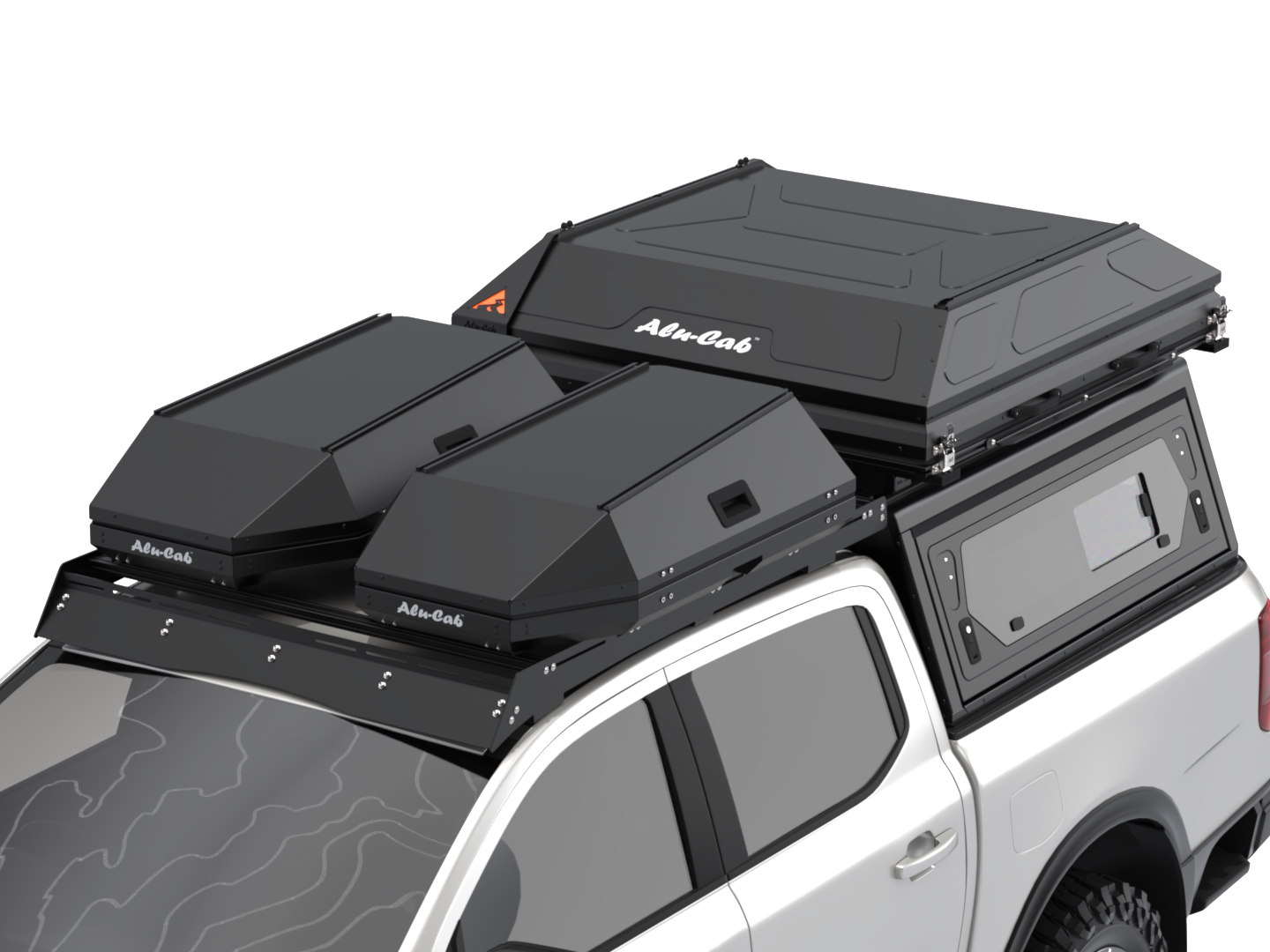 Tente de Toit Alu-Cab "RT-2S" - 2 Personnes | Coque Alu Compacte sur Xperts4x4 Accessoires 4x4 Off-Road