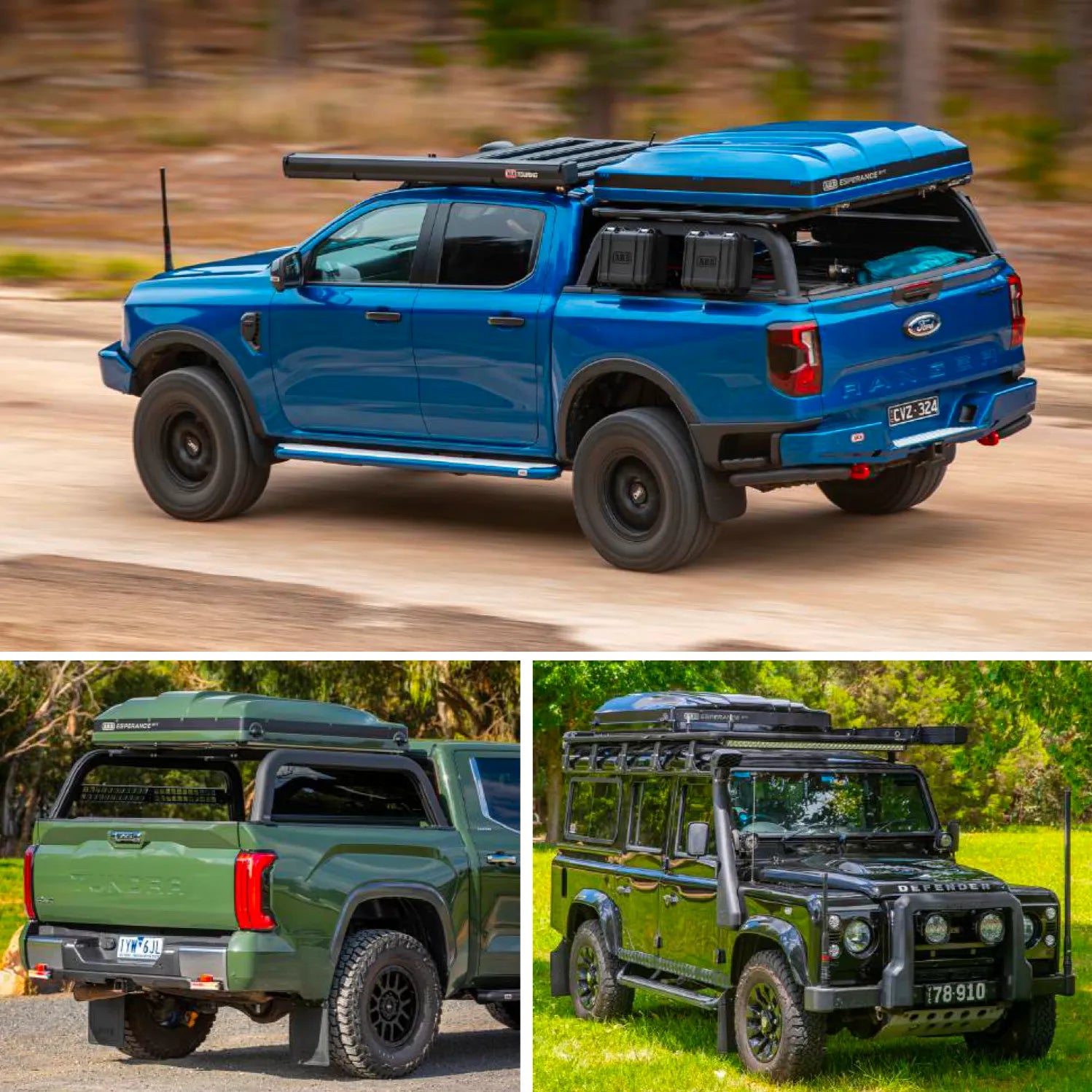 Tente de Toit ARB Esperance V2 - Coque Rigide ABS sur Xperts4x4 Accessoires 4x4 Off-Road