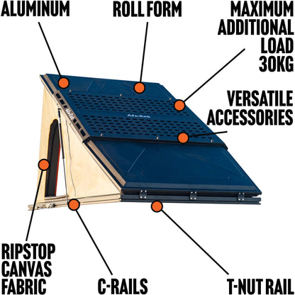 Tente de toit LT-50 Lightweight Alu-Cab | Aluminium sur Xperts4x4 Accessoires 4x4 Off-Road