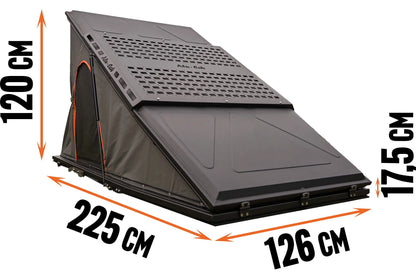 Tente de toit LT-50 Lightweight Alu-Cab | Aluminium sur Xperts4x4 Accessoires 4x4 Off-Road