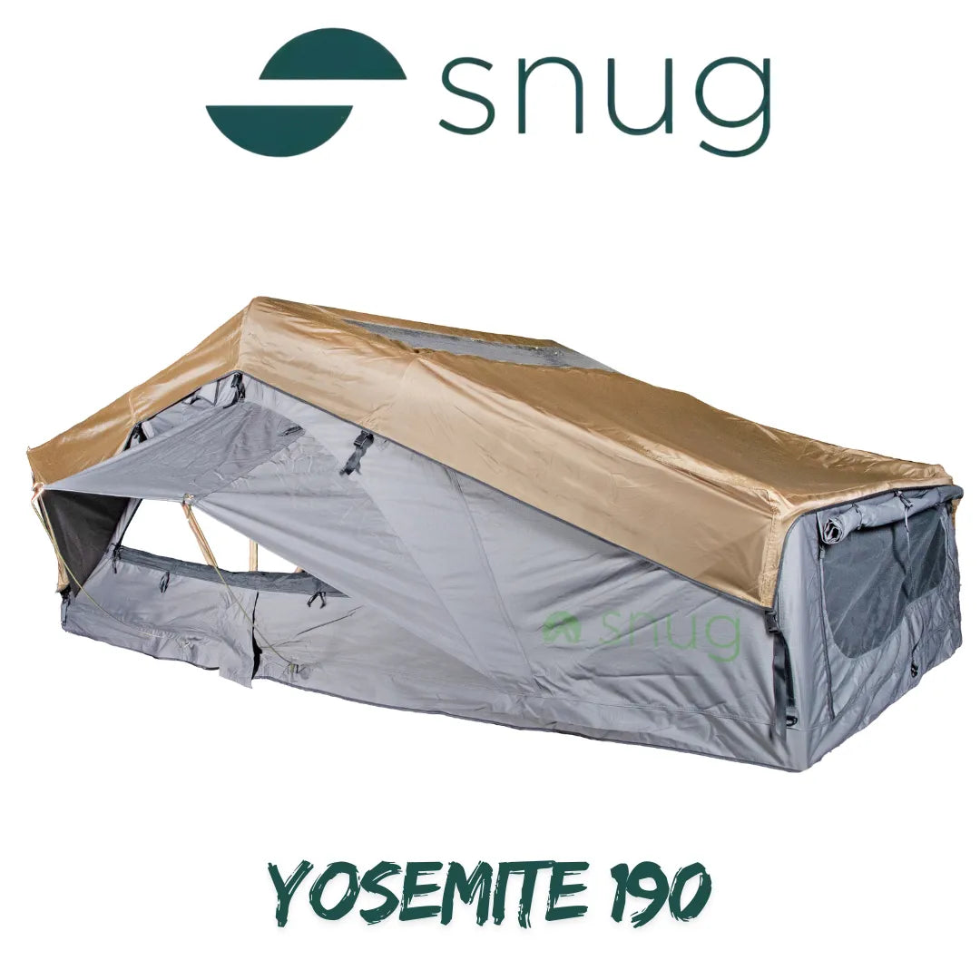 Tente de toit Souple SNUG YOSEMITE 190 (190 x 310 x 126 cm) sur Xperts4x4 Accessoires 4x4 Off-Road