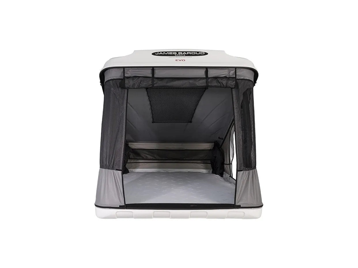 Tente de toit Space EVO S/M/XL - James Baroud - ouverture portefeuille sur Xperts4x4 Accessoires 4x4 Off-Road
