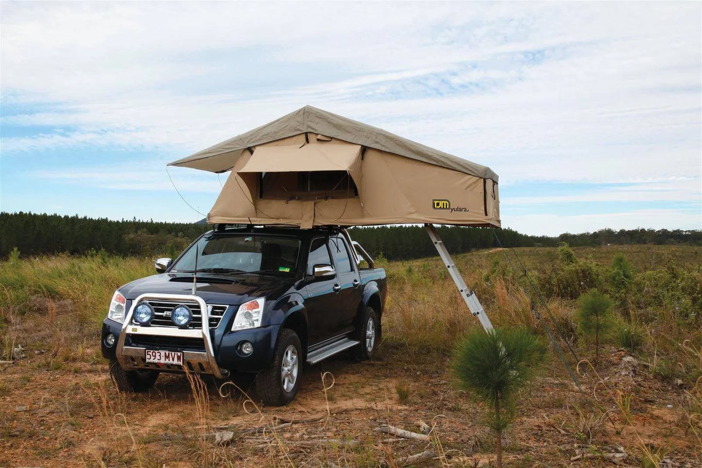 Tente de toit TJM Yulara 2400 x 1200 mm (+Annexe en Option) sur Xperts4x4 Accessoires 4x4 Off-Road