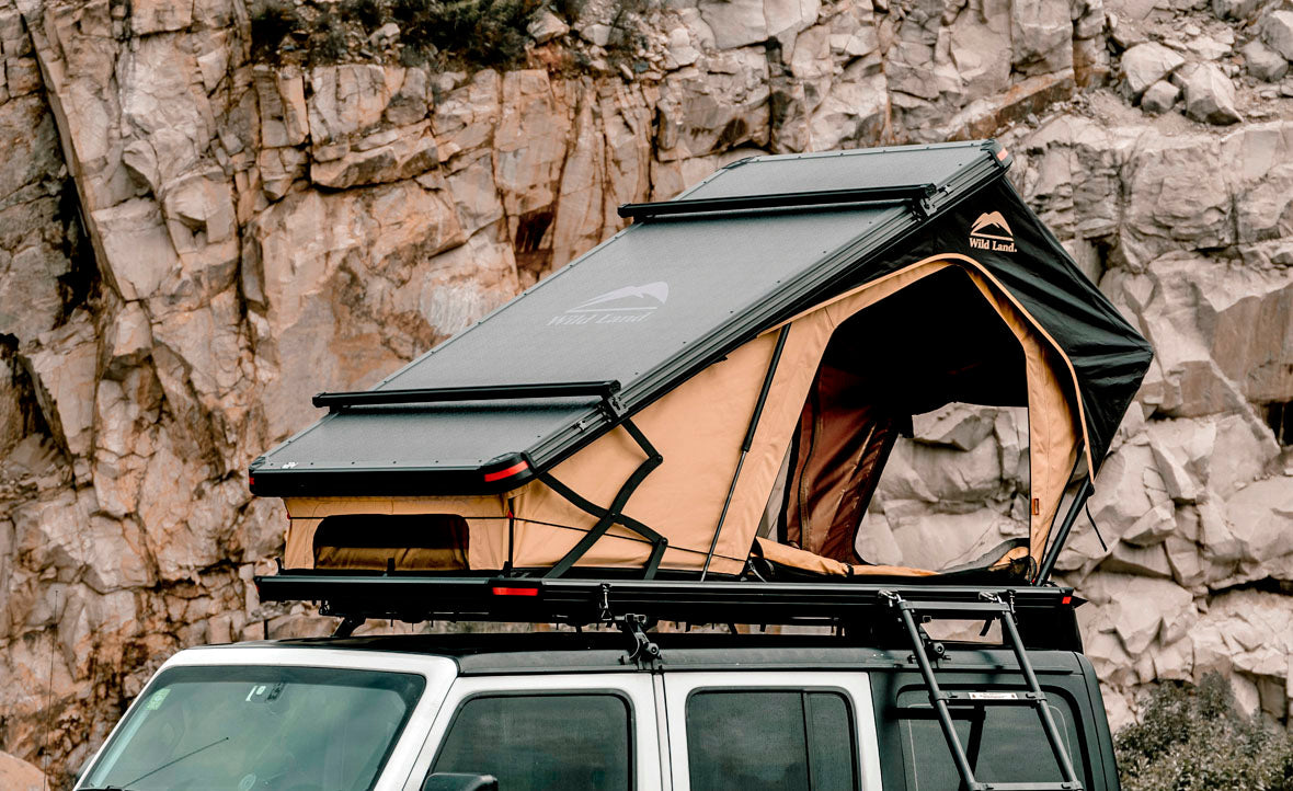 Tente de Toit WildLand | Bush Cruiser 120 V2 | 2 Places sur Xperts4x4 Accessoires 4x4 Off-Road