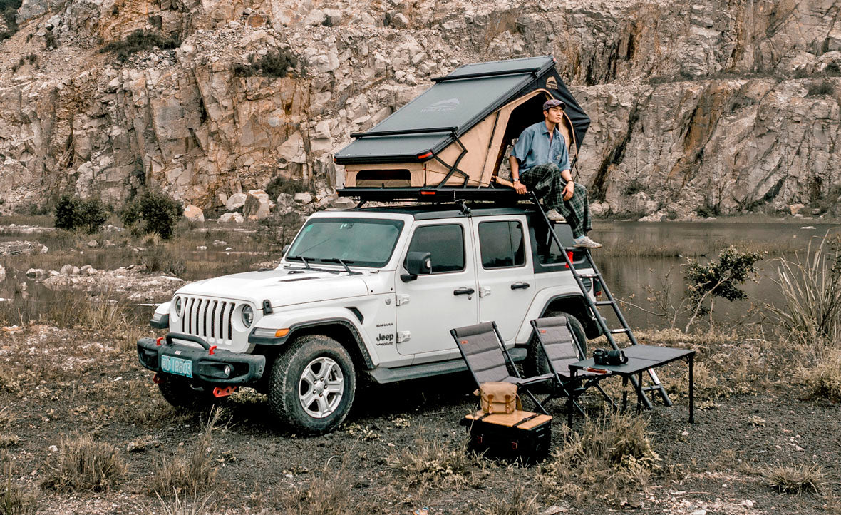 Tente de Toit WildLand | Bush Cruiser 120 V2 | 2 Places sur Xperts4x4 Accessoires 4x4 Off-Road