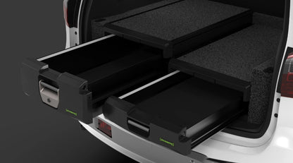 Kit 2 Tiroirs Mi-Hauteur avec Plateau Fixe | Ironman 4x4 | Pickup sur Xperts4x4 Accessoires 4x4 Off-Road