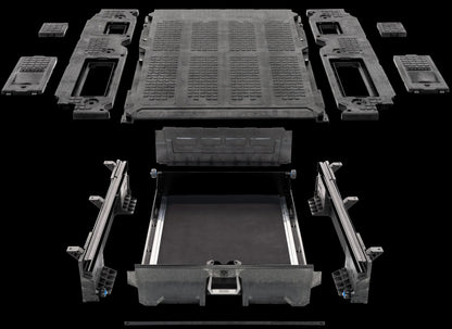 Systeme Tiroirs de Rangement | DECKED | Tiroirs pour Extra Cab sur Xperts4x4 Accessoires 4x4 Off-Road