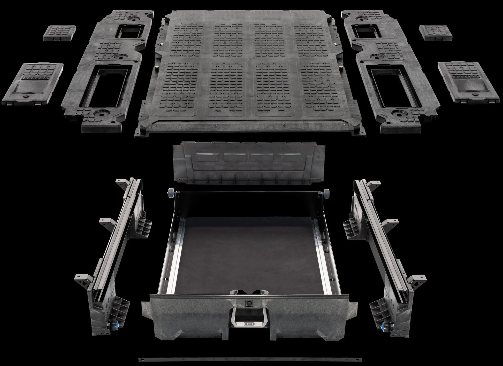 Systeme Tiroirs de Rangement Etanche | DECKED | Tiroirs pour Double-Cab sur Xperts4x4 Accessoires 4x4 Off-Road