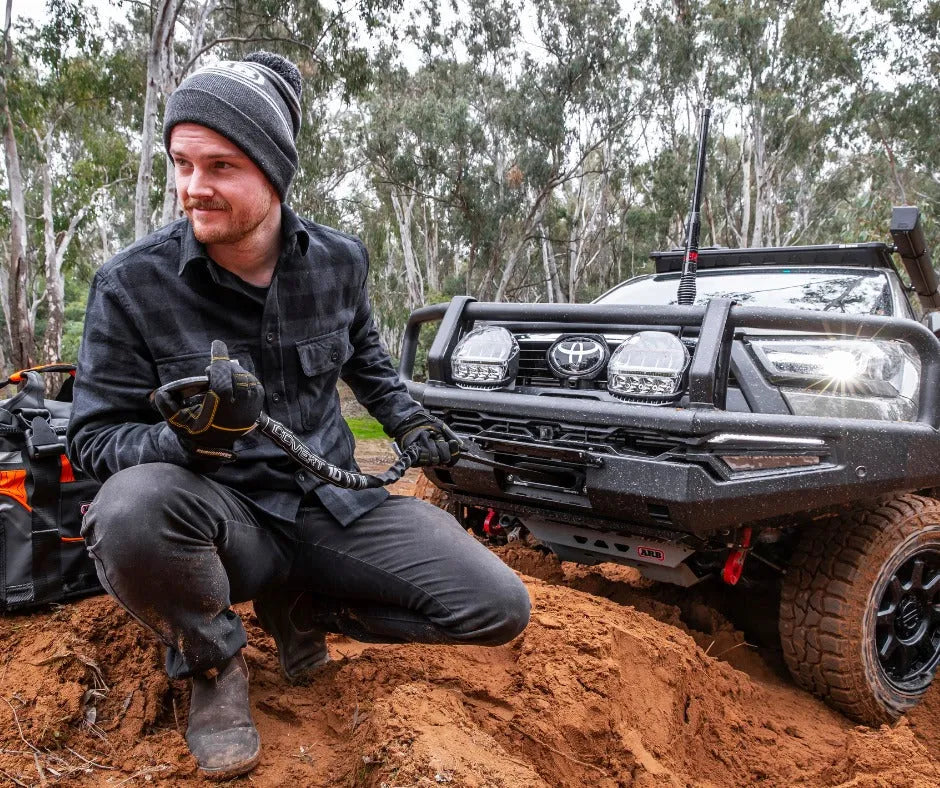 Treuil COVERT 10 Bushranger | 12V | 4536 KG | Acier sur Xperts4x4 Accessoires 4x4 Off-Road