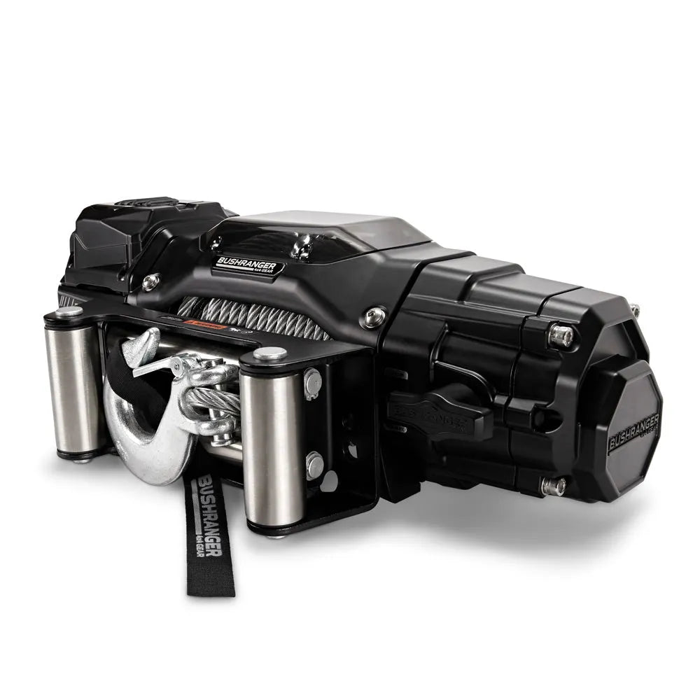 Treuil COVERT 12 Bushranger | 12V | 5443 KG | Cable Acier sur Xperts4x4 Accessoires 4x4 Off-Road