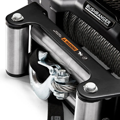 Treuil COVERT 12 Bushranger | 12V | 5443 KG | Cable Acier sur Xperts4x4 Accessoires 4x4 Off-Road