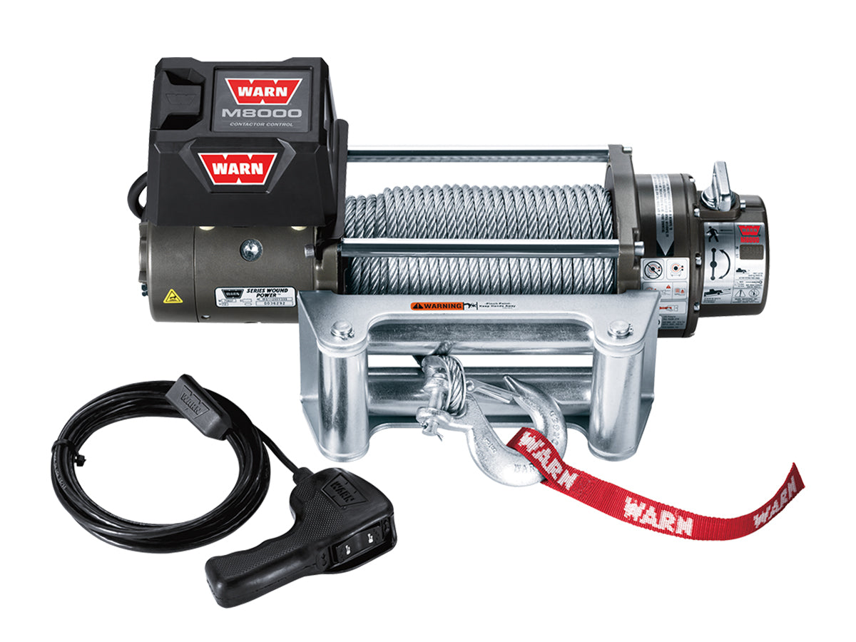 Treuil WARN M8000 3629kg 12V sur Xperts4x4 Accessoires 4x4 Off-Road